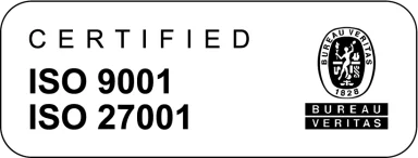 ISO 9001 / ISO 27001 Certified